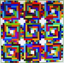Tiki Temple Quilt Pattern Beginner Pattern by Natalie Barnes beyond the reef pattern Jelly Roll quilt