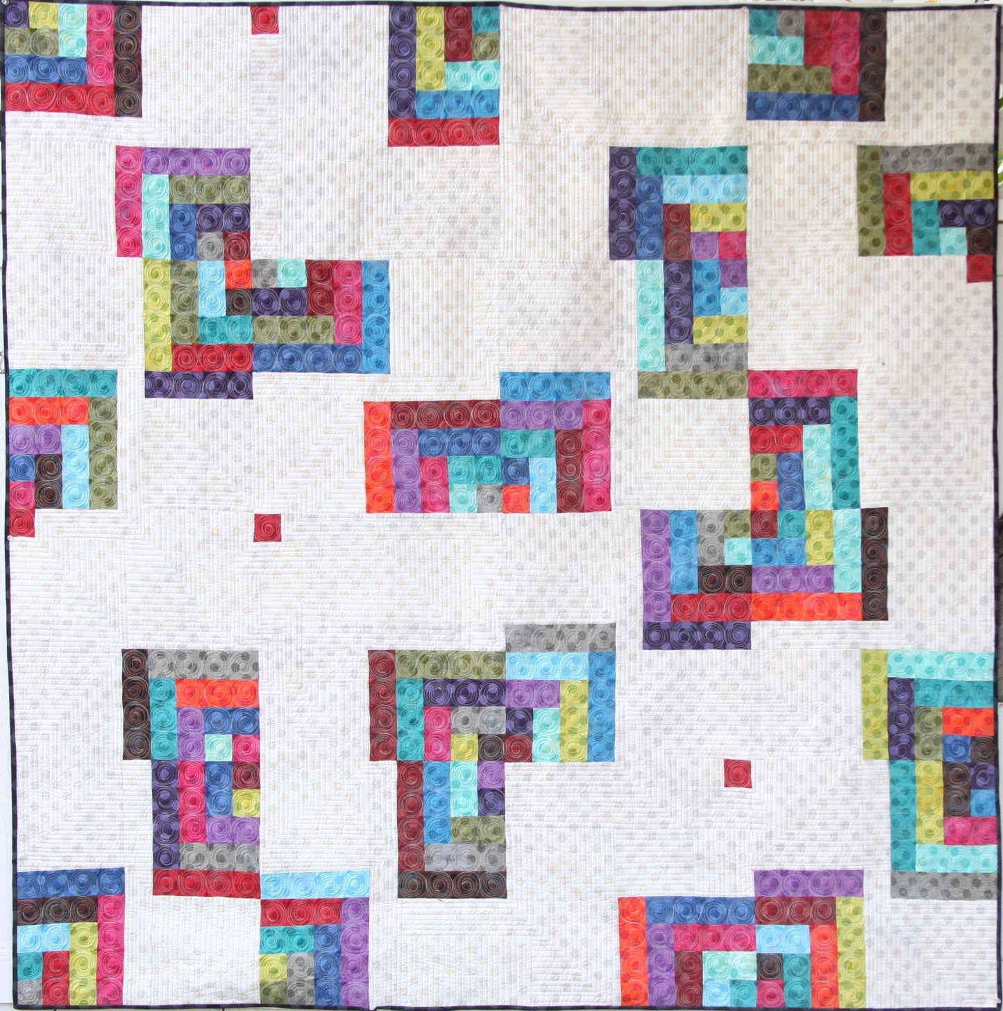 DIGITAL Quilt Pattern FURROWS beyond the reef pattern Natalie Barnes Modern Patchwork Quilting Quilt