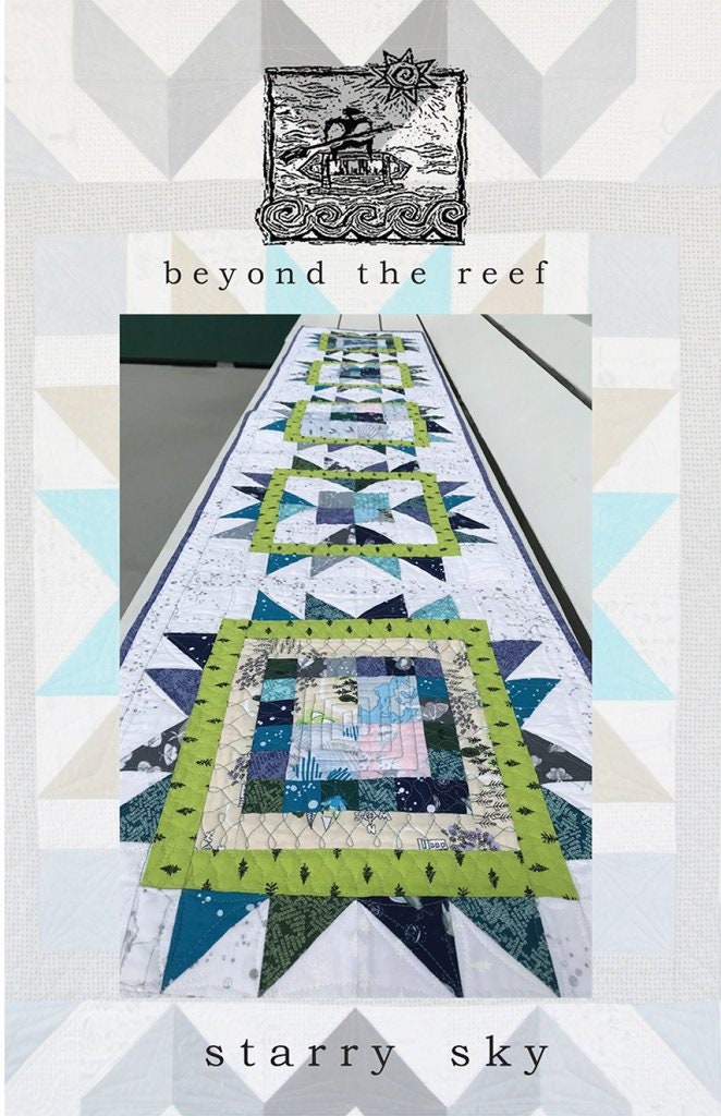 Starry Sky quilt pattern beyondthereef Natalie Barnes