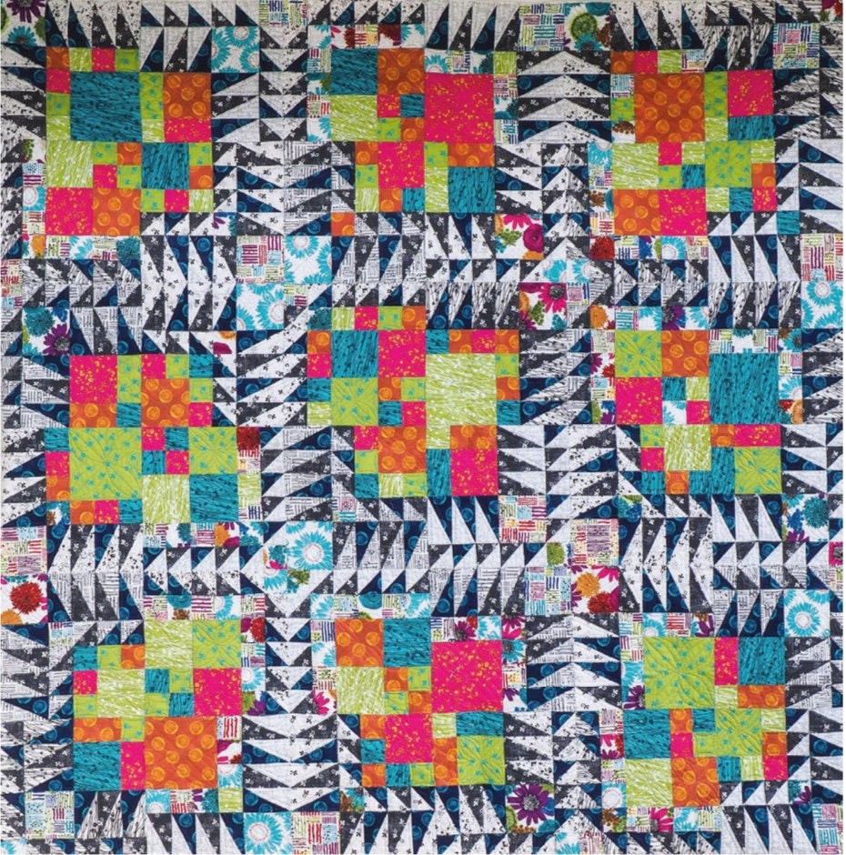 beyond the reef pattern + 48 Peaks by Natalie Barnes