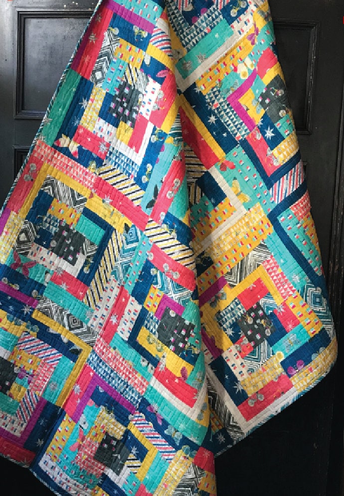 beyond the reef pattern + Post & Beam quilt pattern