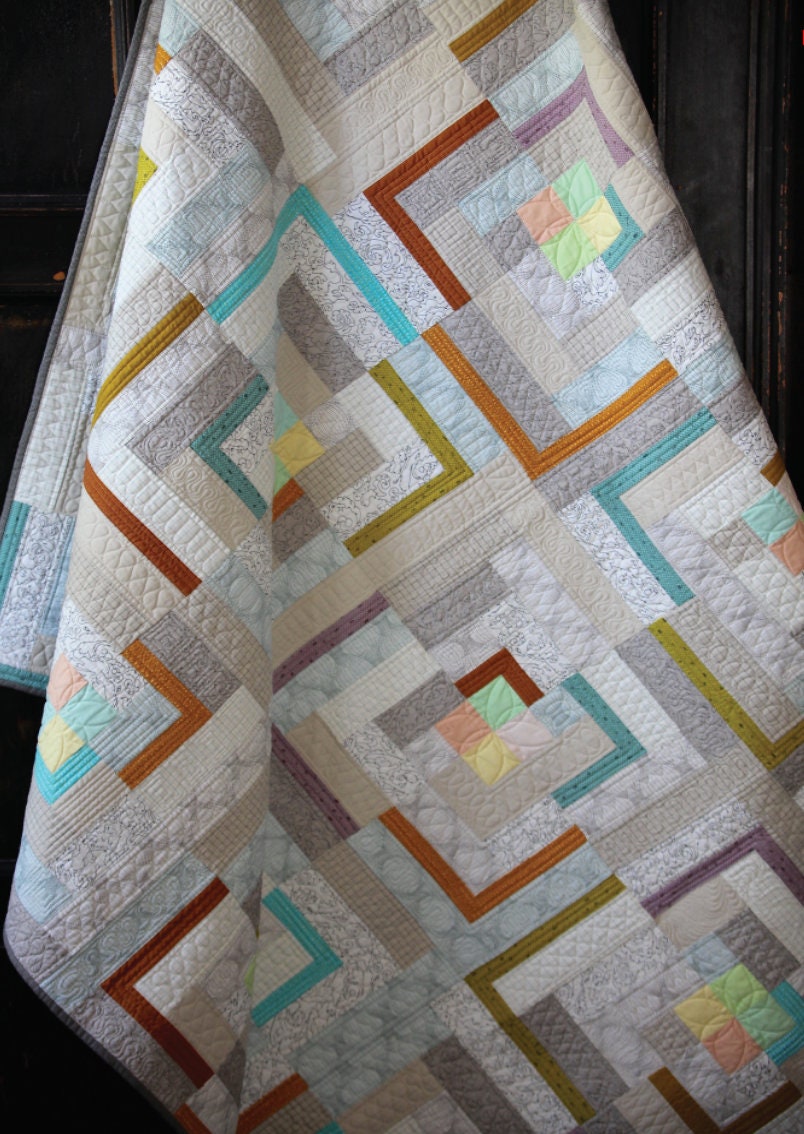 beyond the reef pattern + Post & Beam quilt pattern
