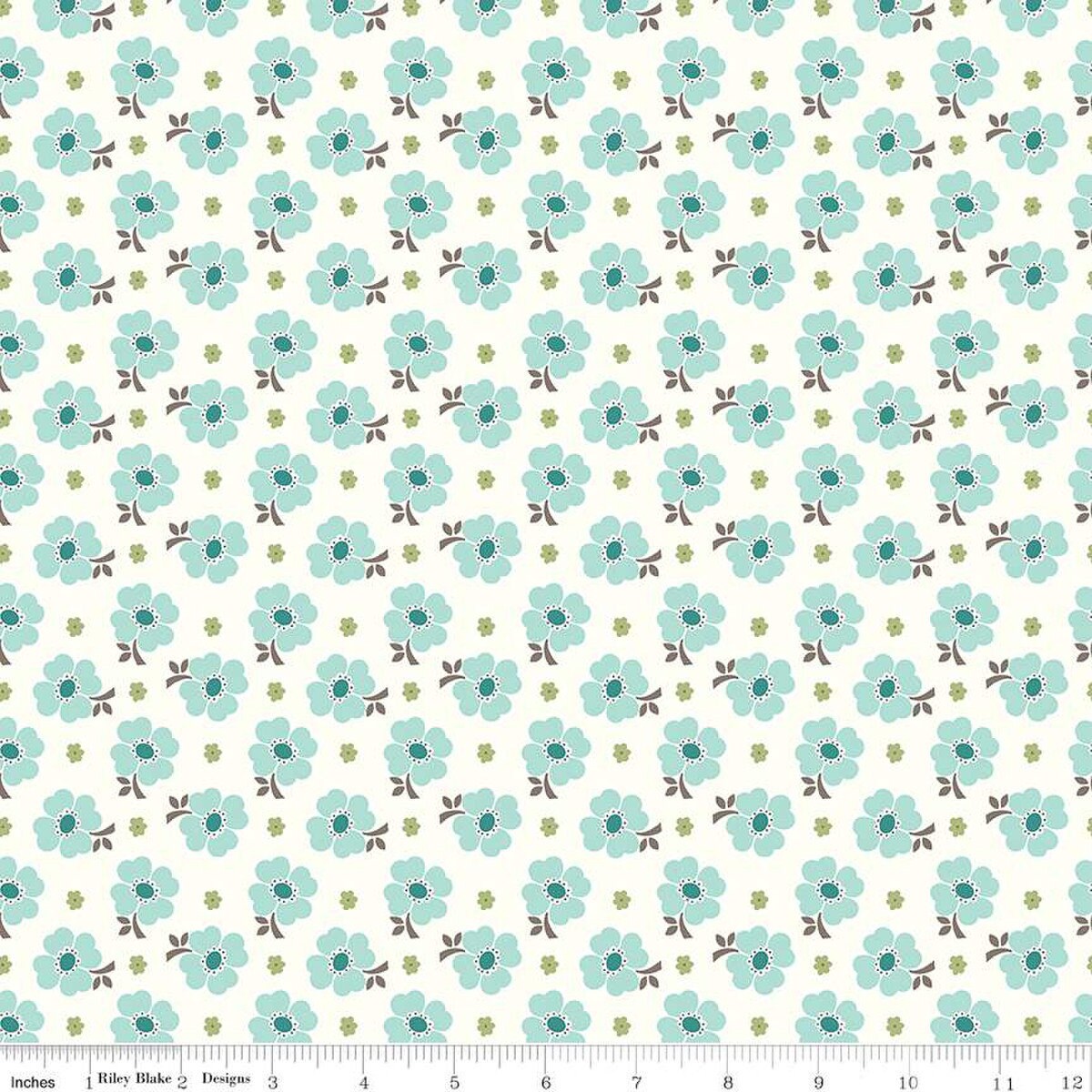 NEW Lori Holt Bee Vintage fabric BTHY Isabell Color Cloud Premium quilting cotton