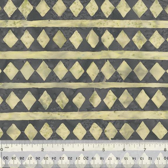 Stenographers Market by Marcia Derse batik fabric DIAMOND color Pompeii Beige and Gray Grey BTHY from Stenographers Notebook
