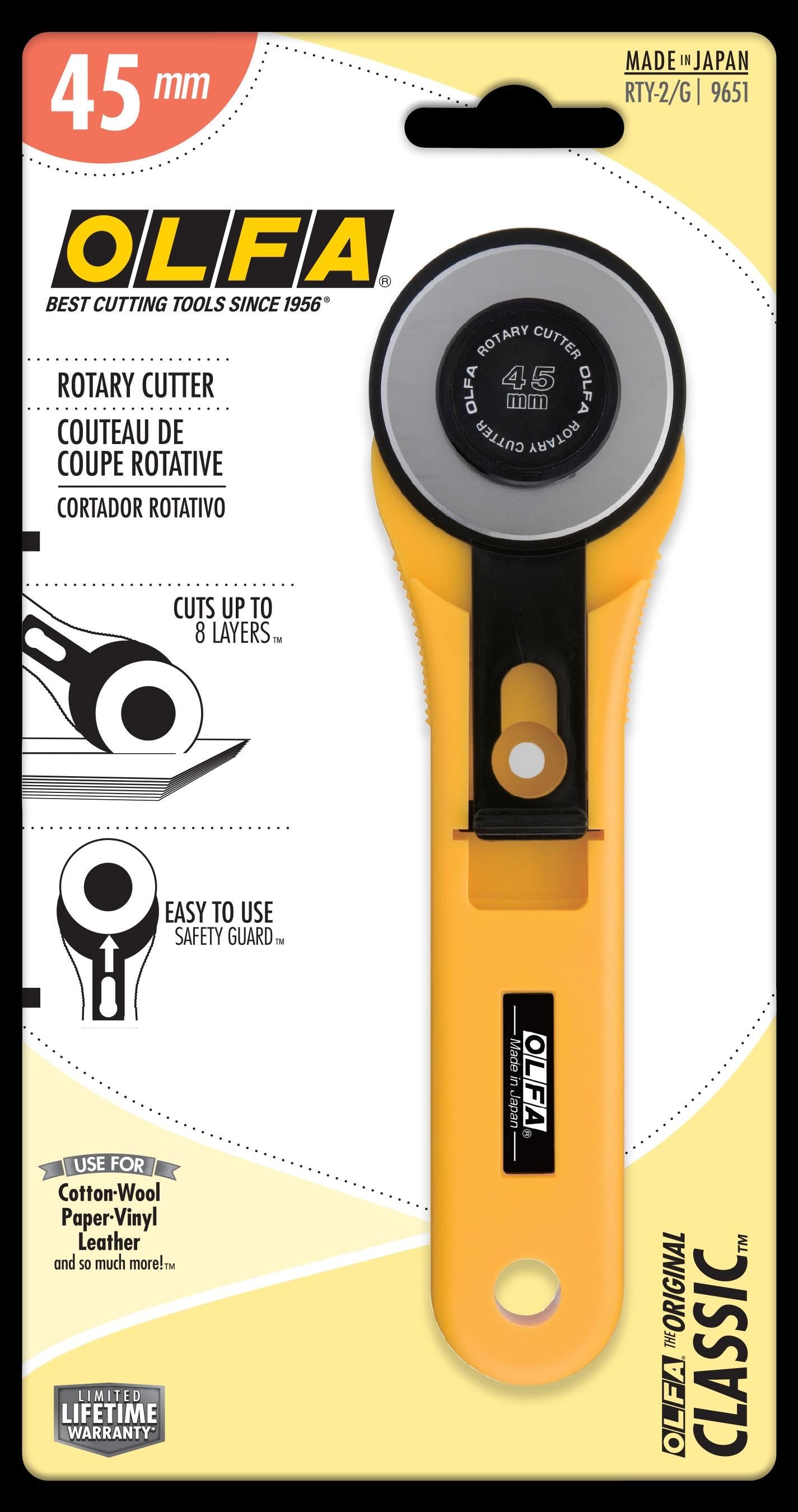 OLFA Original Classic 45mm Rotary Cutter Quilting Notions RTY2 G