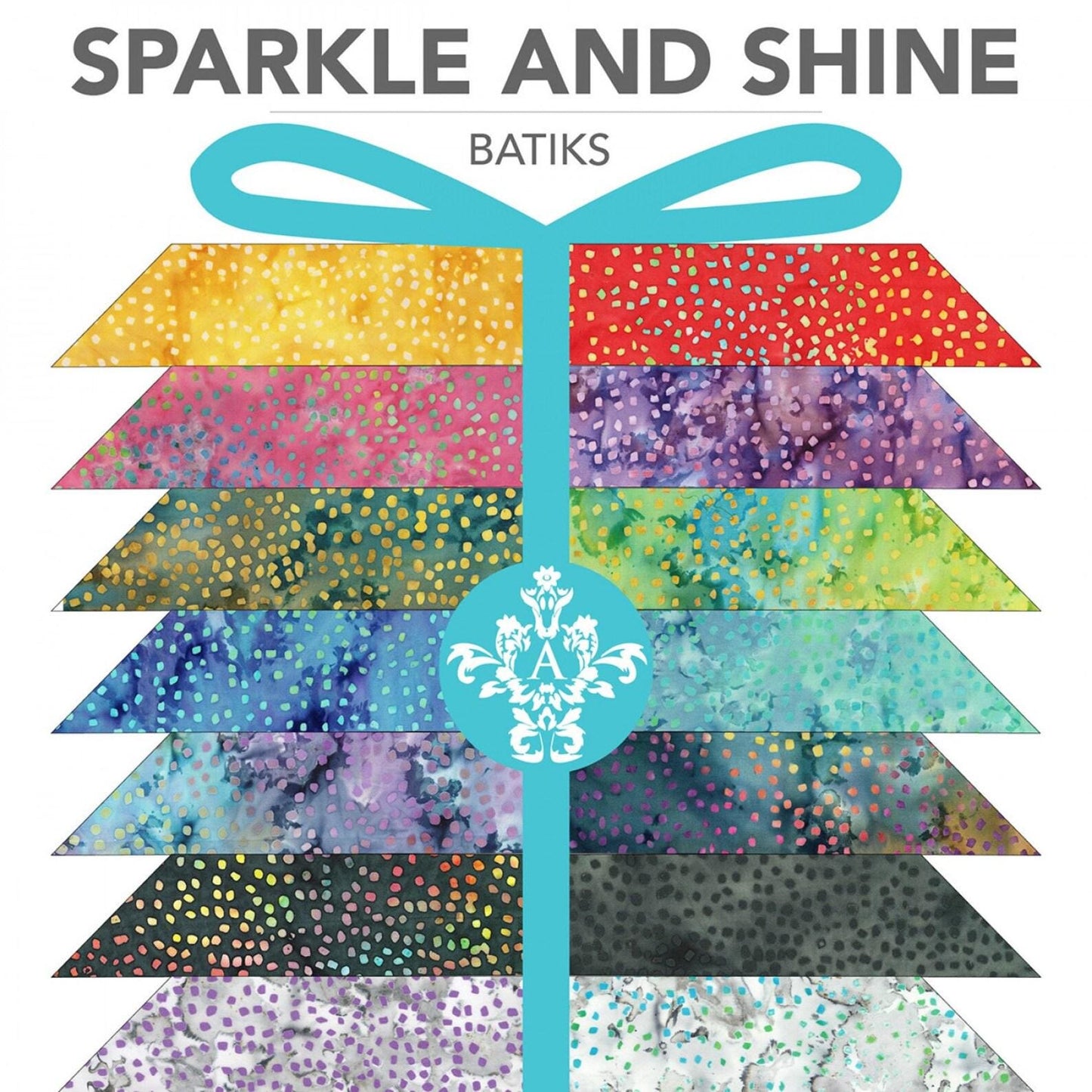 Sparkle and Shine batik fabric 28 fat quarters by Natalie Barnes for Anthology Fabrics Premium bali batik