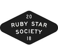BTHY Ruby Star Society Tomato Tomahto Cayenne Fabric Orange White Pink Premium Quilting cotton