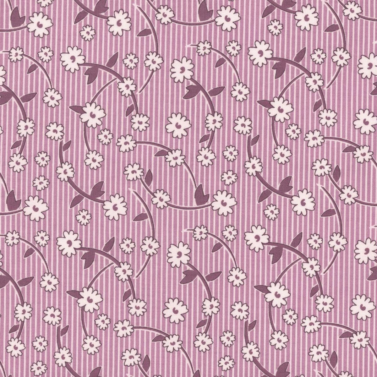 Lori Holt Bee Vintage fabric BTHY Hazel Color Taffy purple Premium quilting cotton