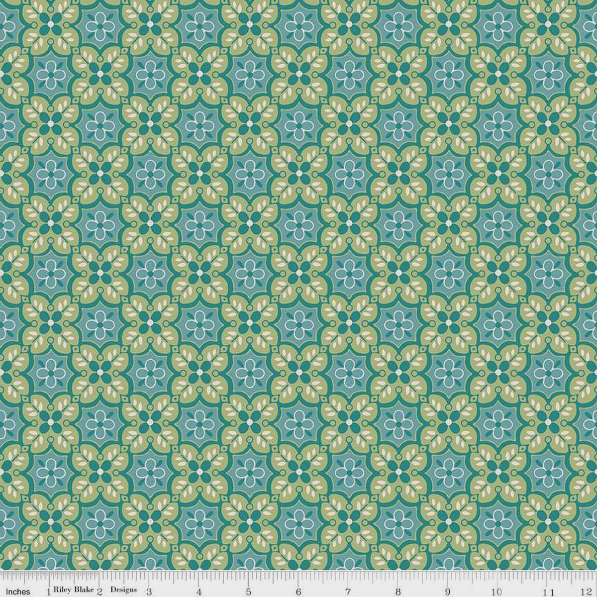 Piece and Plenty Garden Raindrop Lori Holt Fabric Riley Blake C15870 Raindrop