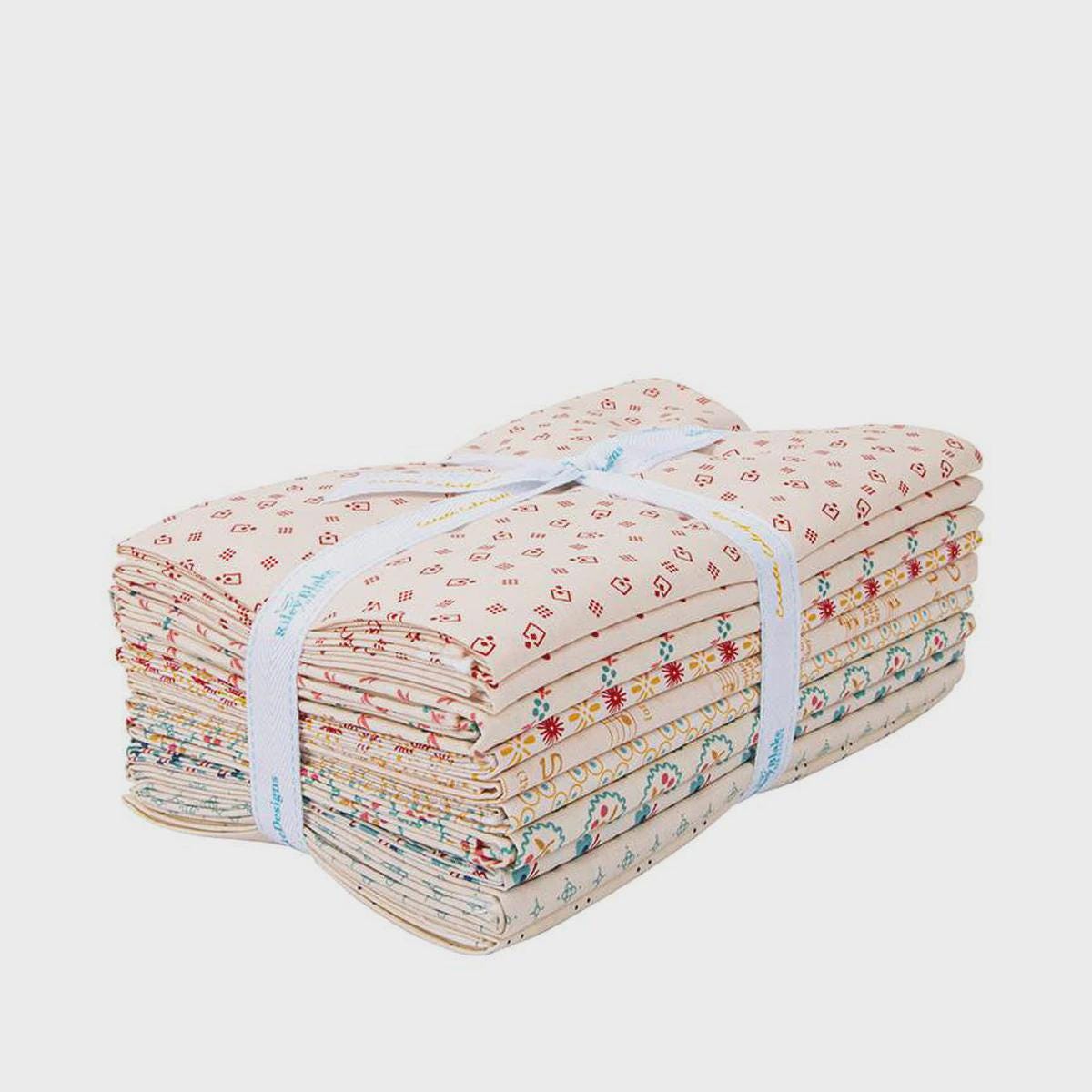 1 yard precut bundle Lori Holt Americana fabric 10 pieces Riley Blake Low Volume bundle