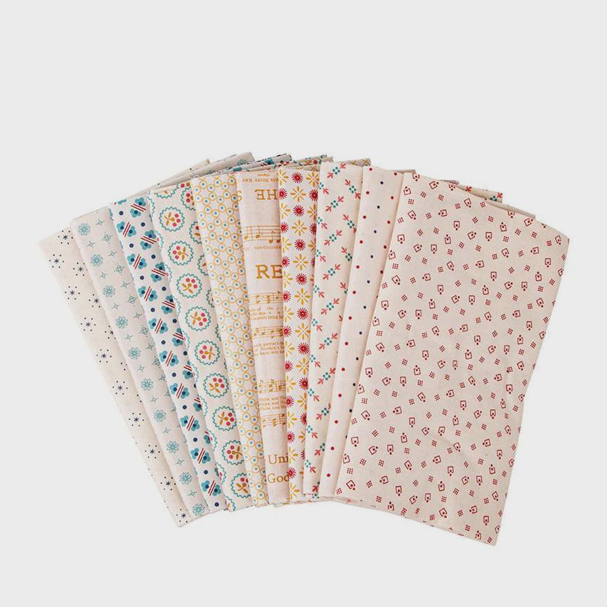 1 yard precut bundle Lori Holt Americana fabric 10 pieces Riley Blake Low Volume bundle