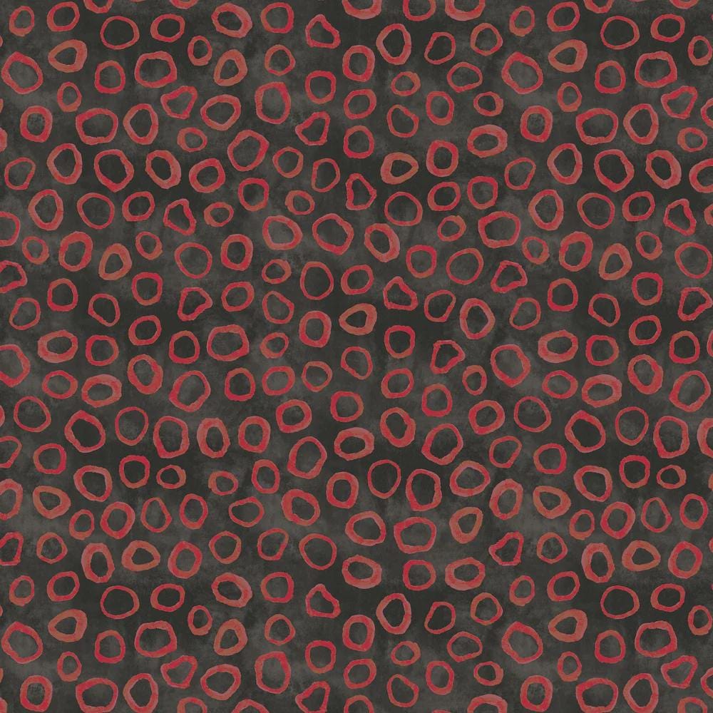 NEW Sketchbook 21 Ember Gems Red and Black fabric BTHY by Marcia Derse premium quilting cotton
