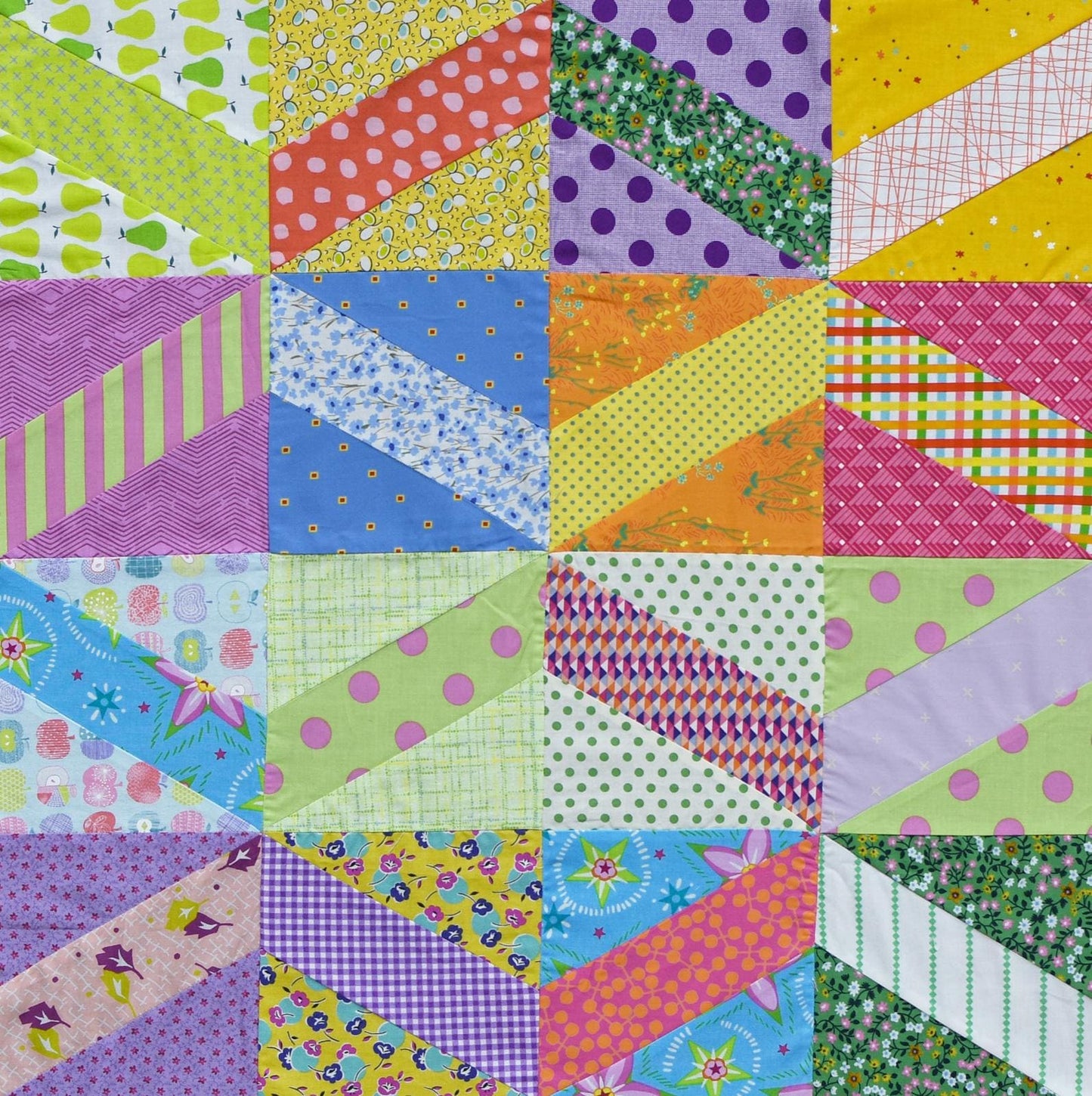 TEMPTERS Ridgeline quilt pattern single block acrylic template by Jen Kingwell Modern Quilt Pattern Modern Quilting
