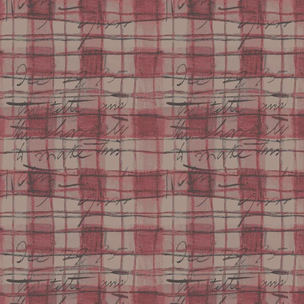 NEW Sketchbook 21 Classic Picnic Red Plaid fabric BTHY by Marcia Derse premium quilting cotton