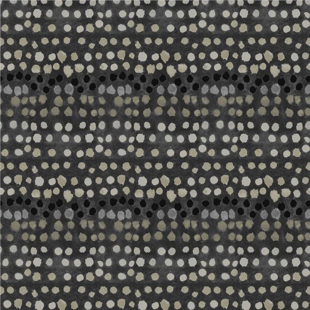 NEW Sketchbook 21 Squid Ink Paint Pots back and white spotted fabric BTHY by Marcia Derse premium quilting cotton