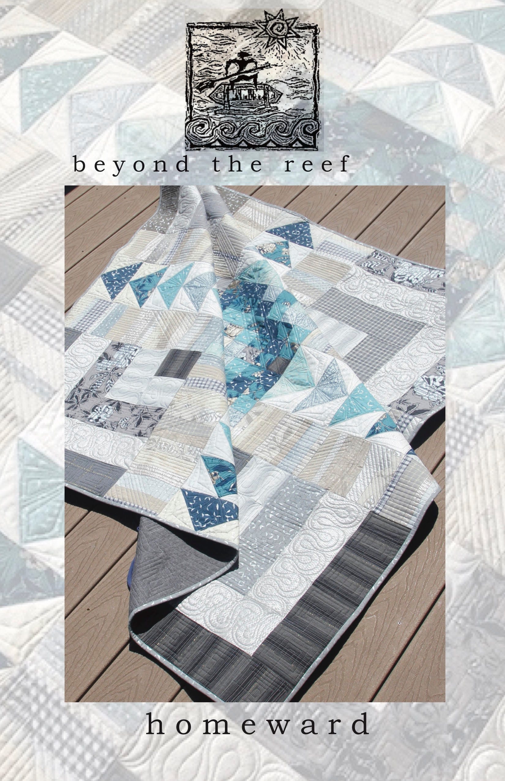 HOMEWARD Digital quilt pattern beyond the reef Natalie Barnes design