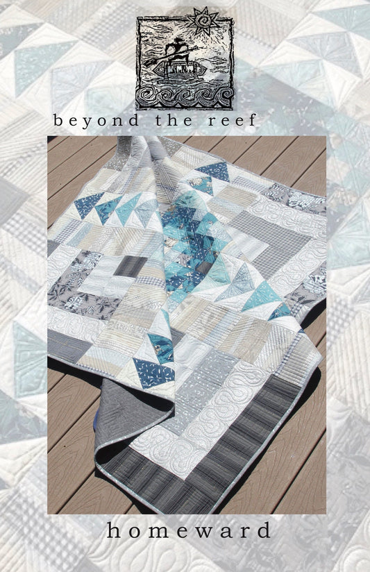 HOMEWARD Digital quilt pattern beyond the reef Natalie Barnes design