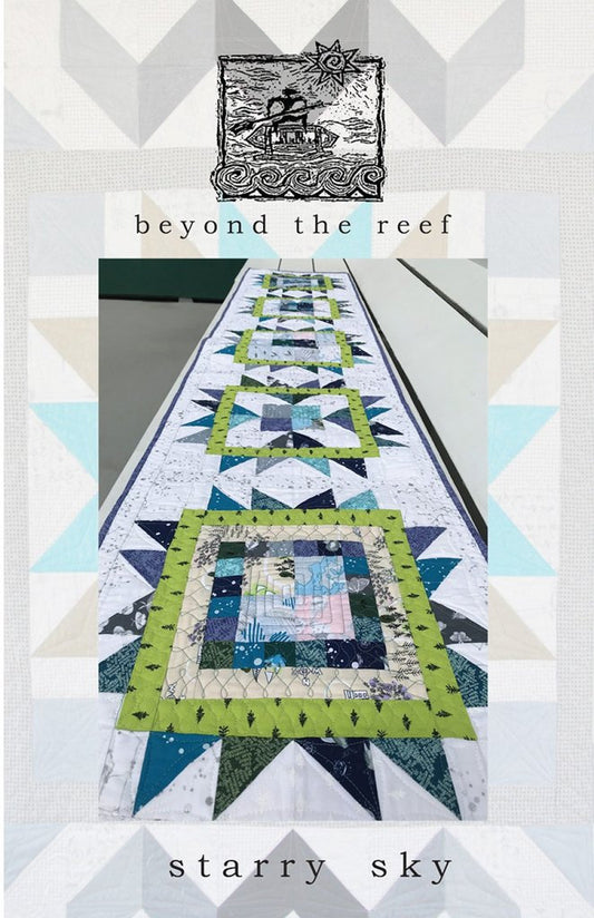 DIGITAL Starry Sky quilt pattern beyondthereef Natalie Barnes Patchwork pattern Quilting pattern