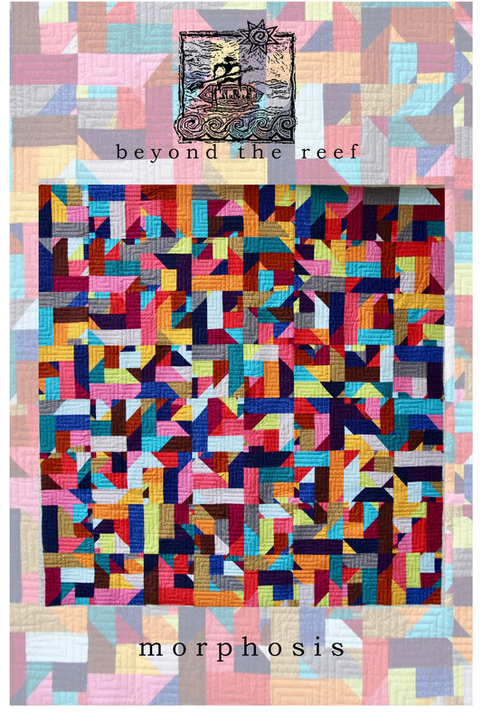 Morphosis quilt pattern beyondthereef Natalie Barnes