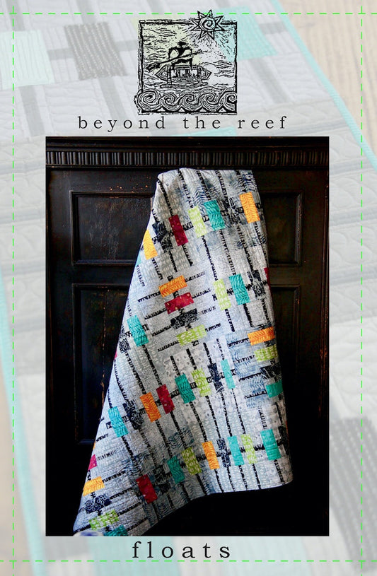 Digital Pattern FLOATS PDF quilt pattern by beyond the reef Modern Quilt Pattern Modern Quilting