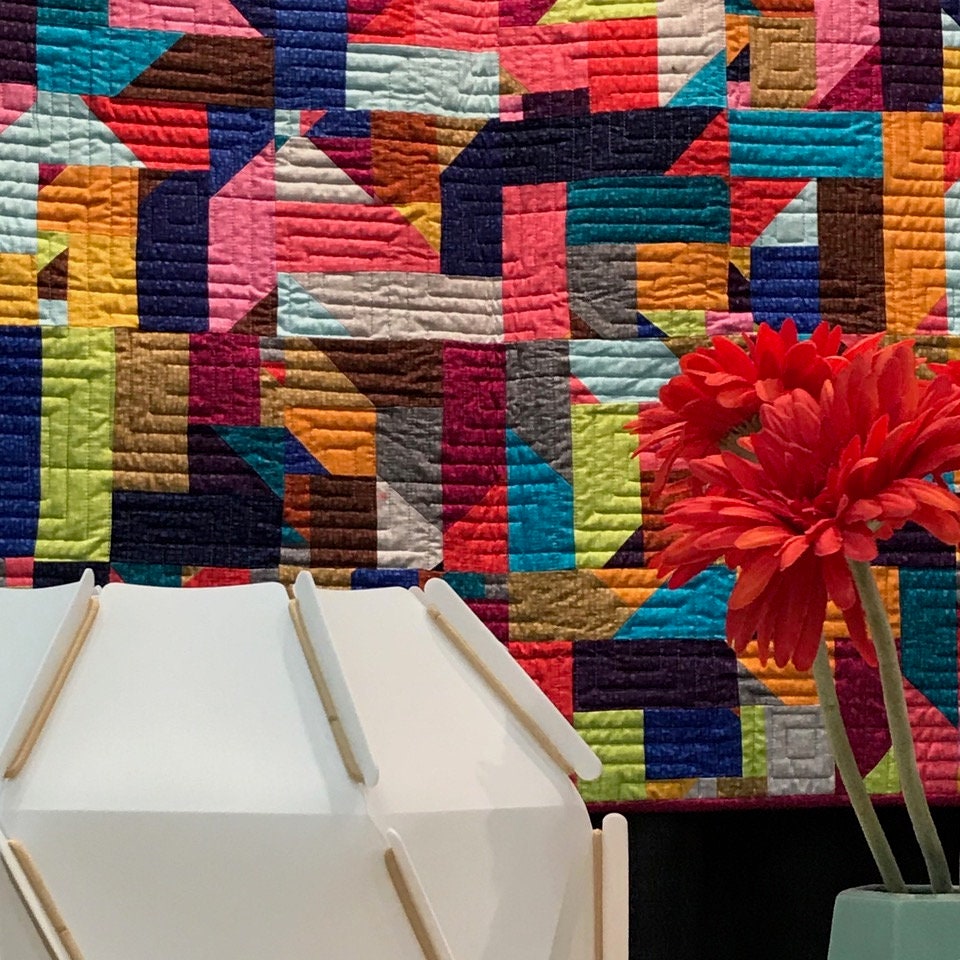 MORPHOSIS quilt pattern by beyond the reef patterns Natalie Barnes achievable quilt pattern