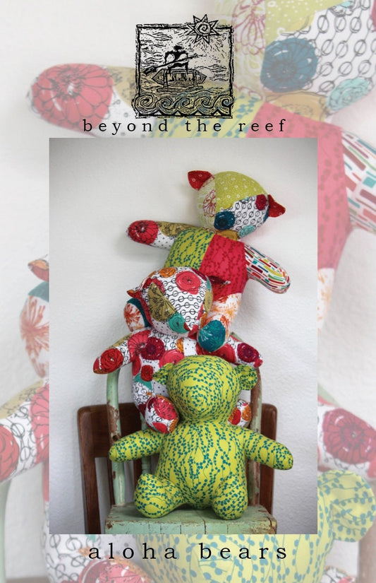 ALOHA BEAR pattern - full size pattern beyond the reef pattern Natalie Barnes