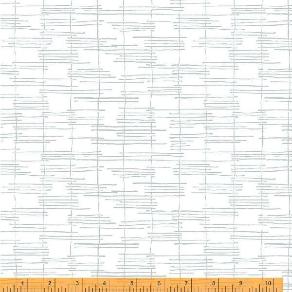 Makers Collage BTHY Trellis Fog 52013A 1 by Natalie Barnes for Windham Fabrics Low Volume fabric Quilting Cotton OEKO Tex Certified