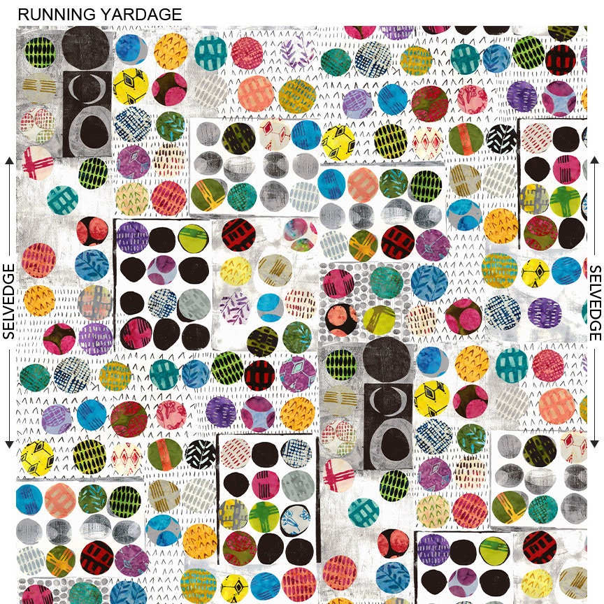 MARCIA DERSE Here There Wabi Sabi fabric BTY by the yard Quilting Cotton