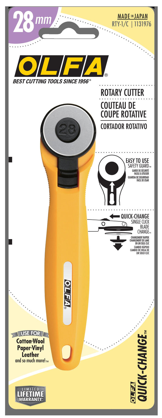 OLFA 28mm RTY 1 C Quick-Change Rotary Cutter