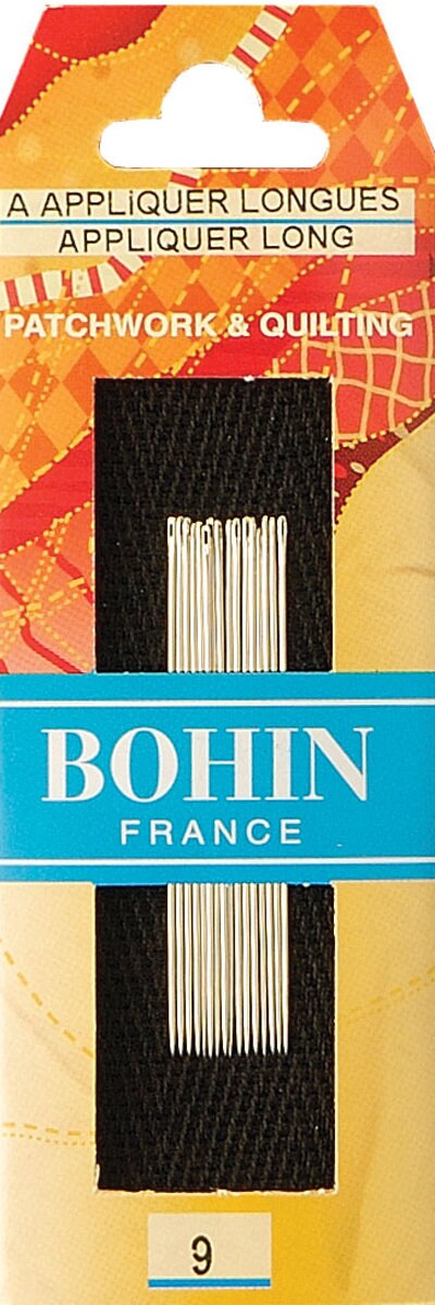 BOHIN France Applique Long Size 9 Patchwork and Quilting 15 needles