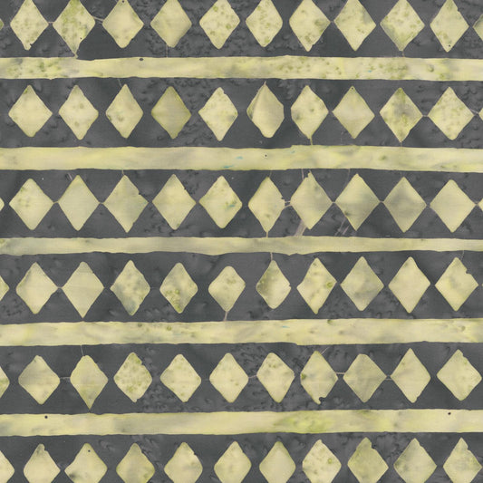 Stenographers Market by Marcia Derse batik fabric DIAMOND color Pompeii Beige and Gray Grey BTHY from Stenographers Notebook