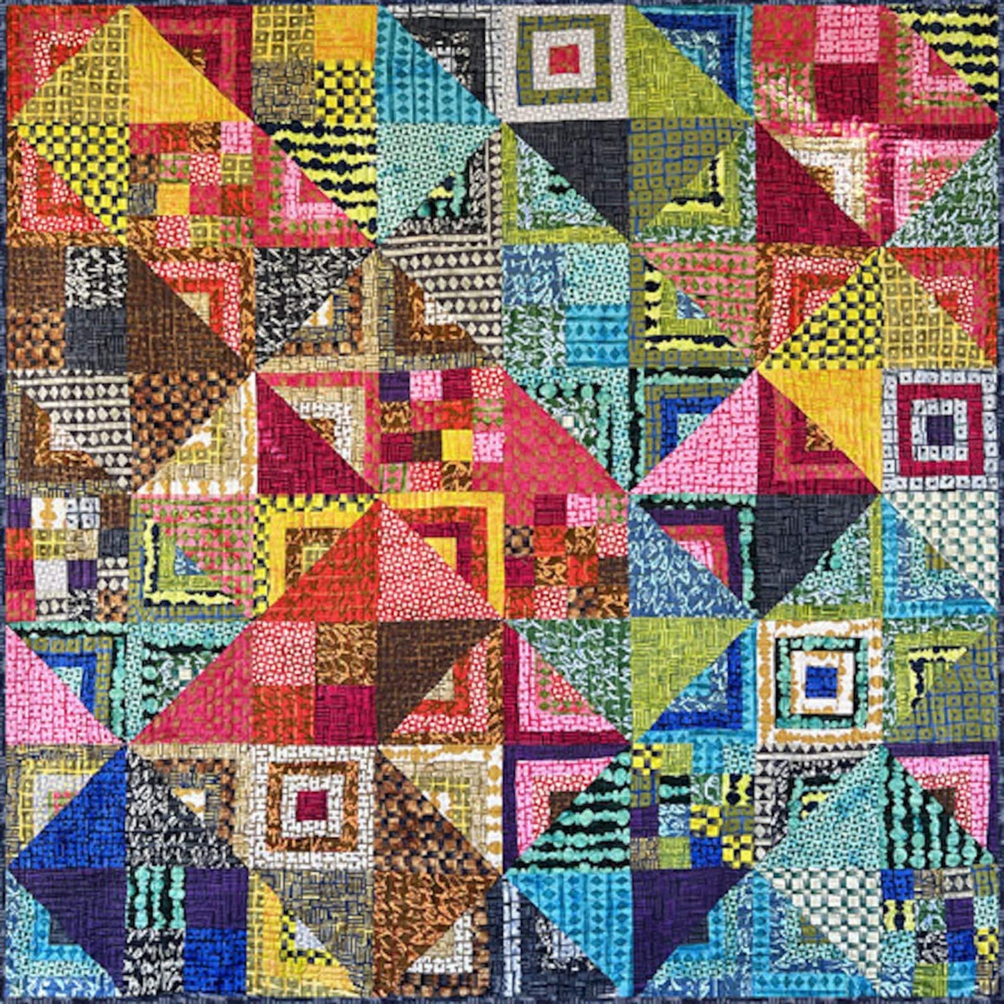 MARCIA DERSE EIGHT 8 fat quarters Stenographers Notebook Anthology Batik Fabric Bundle