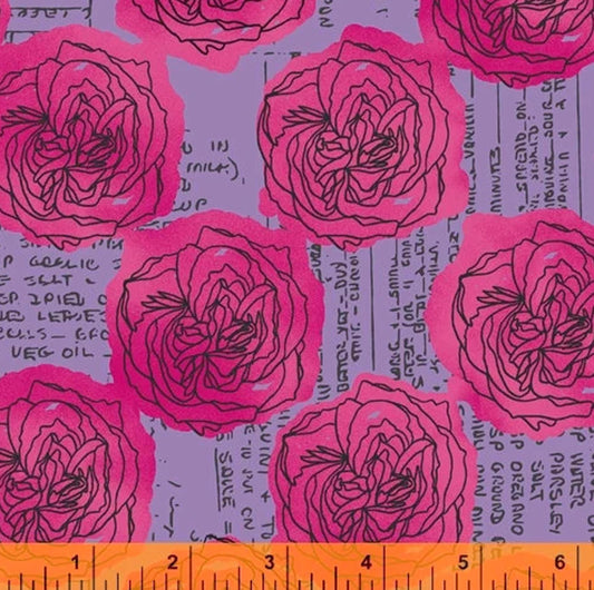 Norma Rose Fabric Kitchen Bouquet BTHY 52014 5 Quilting Cotton Half yard bundle