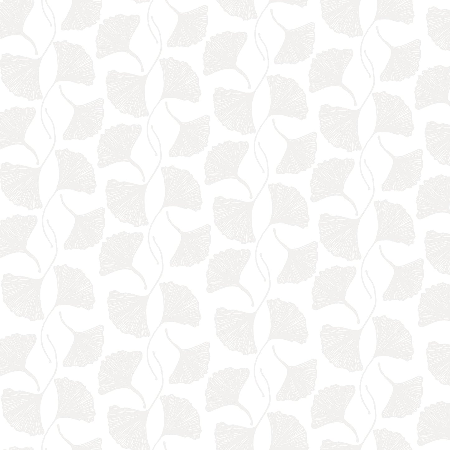 Makers Collage BTHY Ginko Leaf White 53231 8 by Natalie Barnes for Windham Fabrics Low Volume fabric Quilting Cotton OEKO Tex Certified