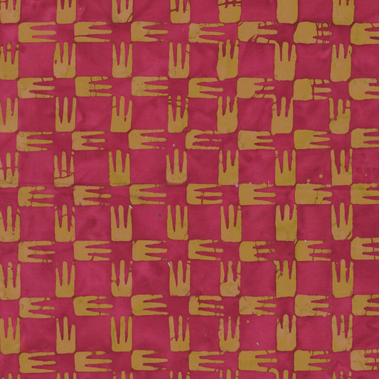 Stenographers Notebook Marcia Derse batik fabric COMPASS color PBJ Pink and Gold BTHY