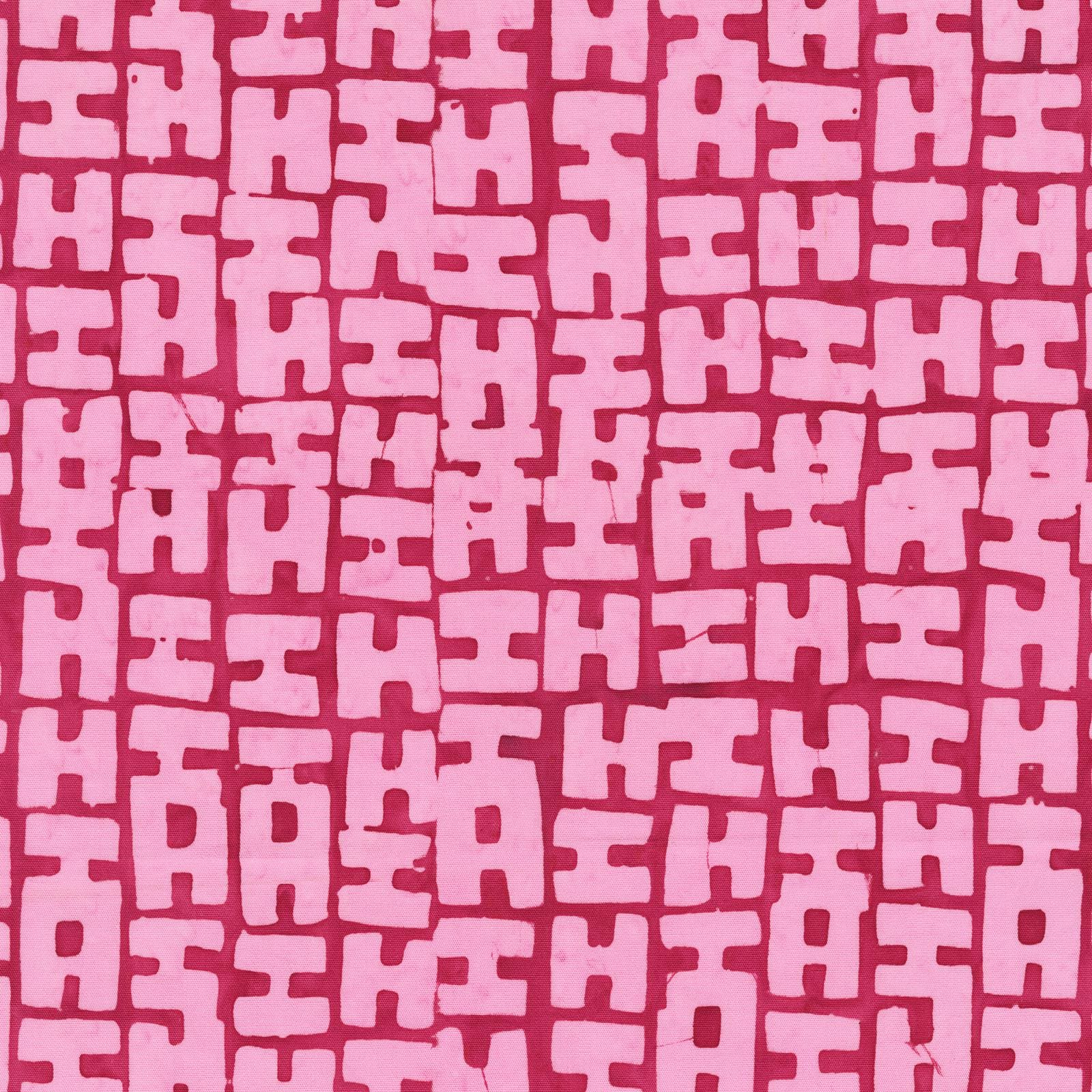 Marcia Derse Stenographers Notebook batik fabric HI color Macaron Pink Pink on Pink BTHY