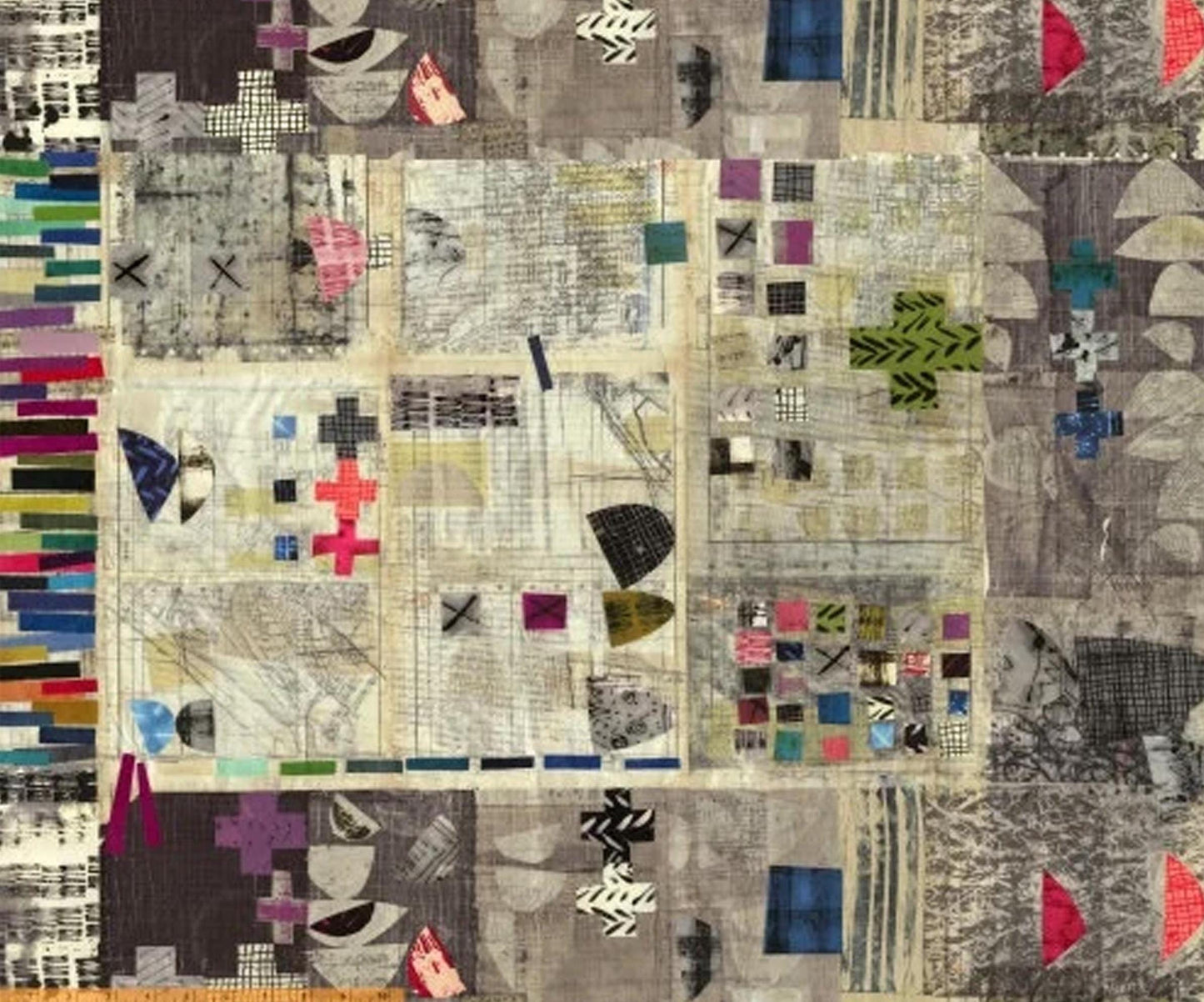 MARCIA DERSE Treasure Hunt fabric BTY by the yard High Density Cotton