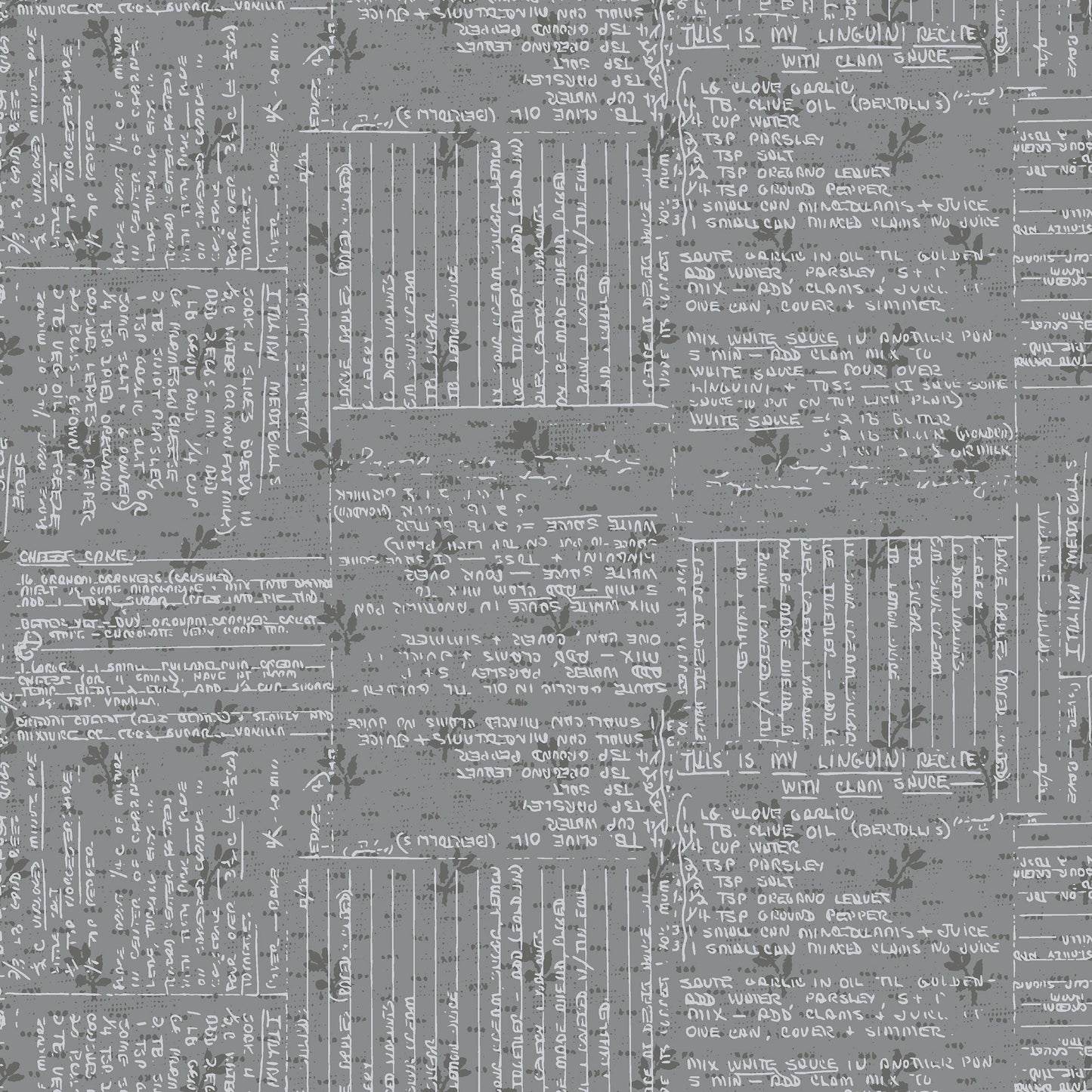 Gray and White Makers Collage bundle FOUR HALF YARDS White Grey Gray Fabrics Makers Collage Natalie BarnesQuilting cotton fabric