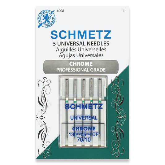 Schmetz Universal Needles - Chrome Professional Grade 80/12 sewing machine needles 4009 - quilting notion