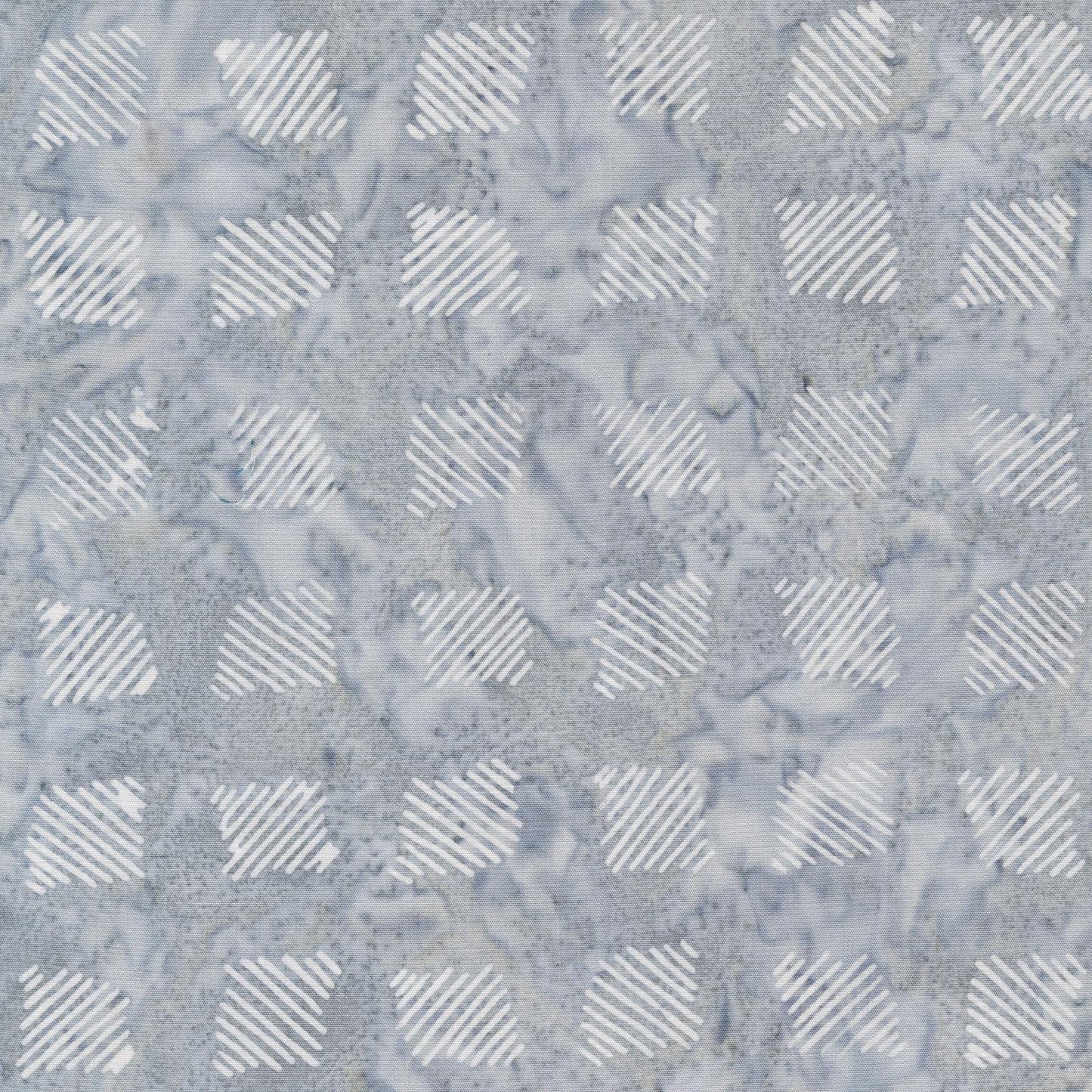 Stepping Stone Color Gray White Stepping Stone Pattern - BTHY - Anthology Fabrics Island Garden - 100 percent premium cotton Batik