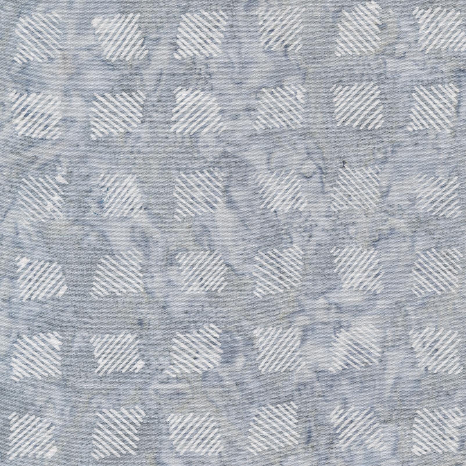 Stepping Stone Color Gray White Stepping Stone Pattern - BTHY - Anthology Fabrics Island Garden - 100 percent premium cotton Batik