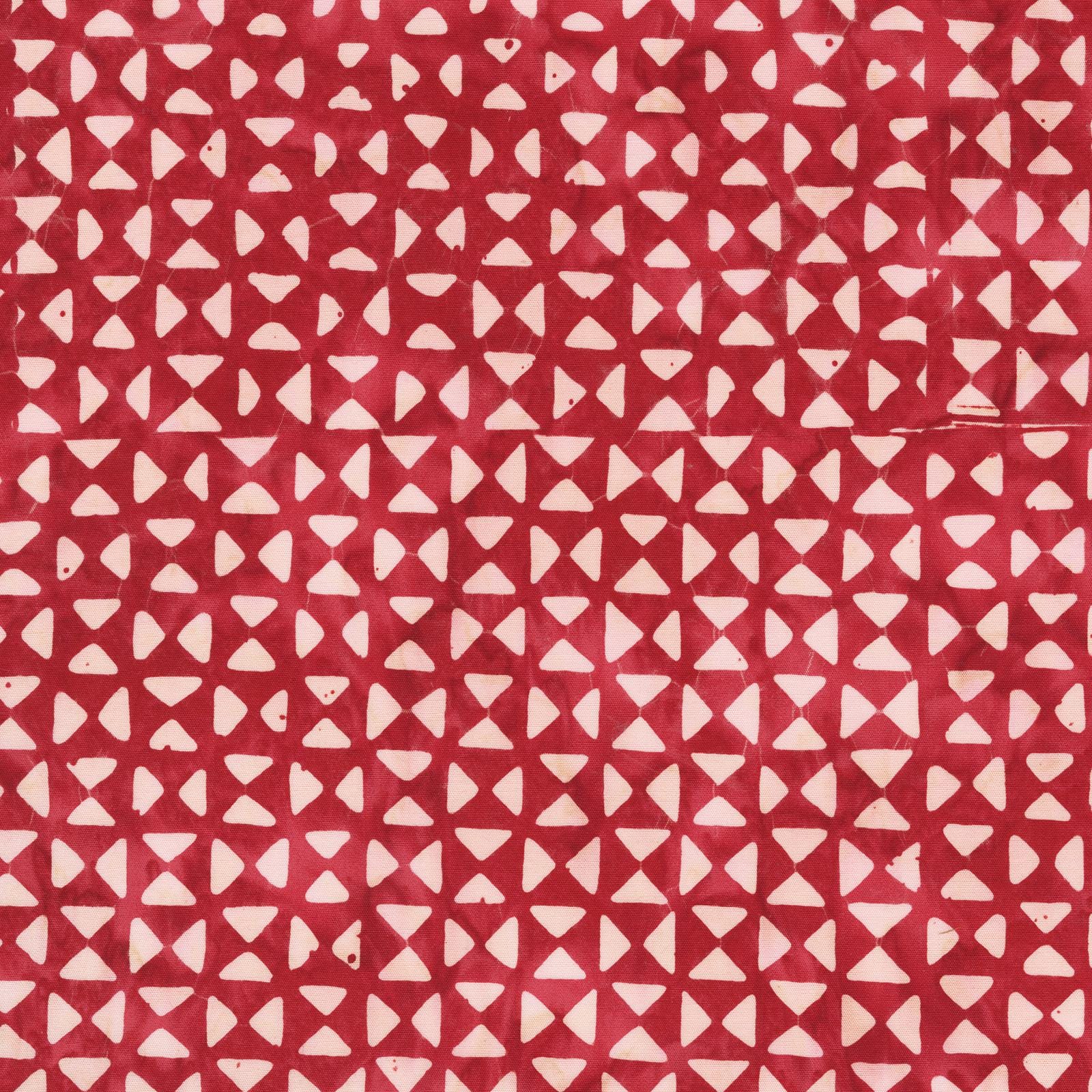 Stenographers Notebook Marcia Derse batik fabric PATTERN PALACE color RUBY red and white bthy