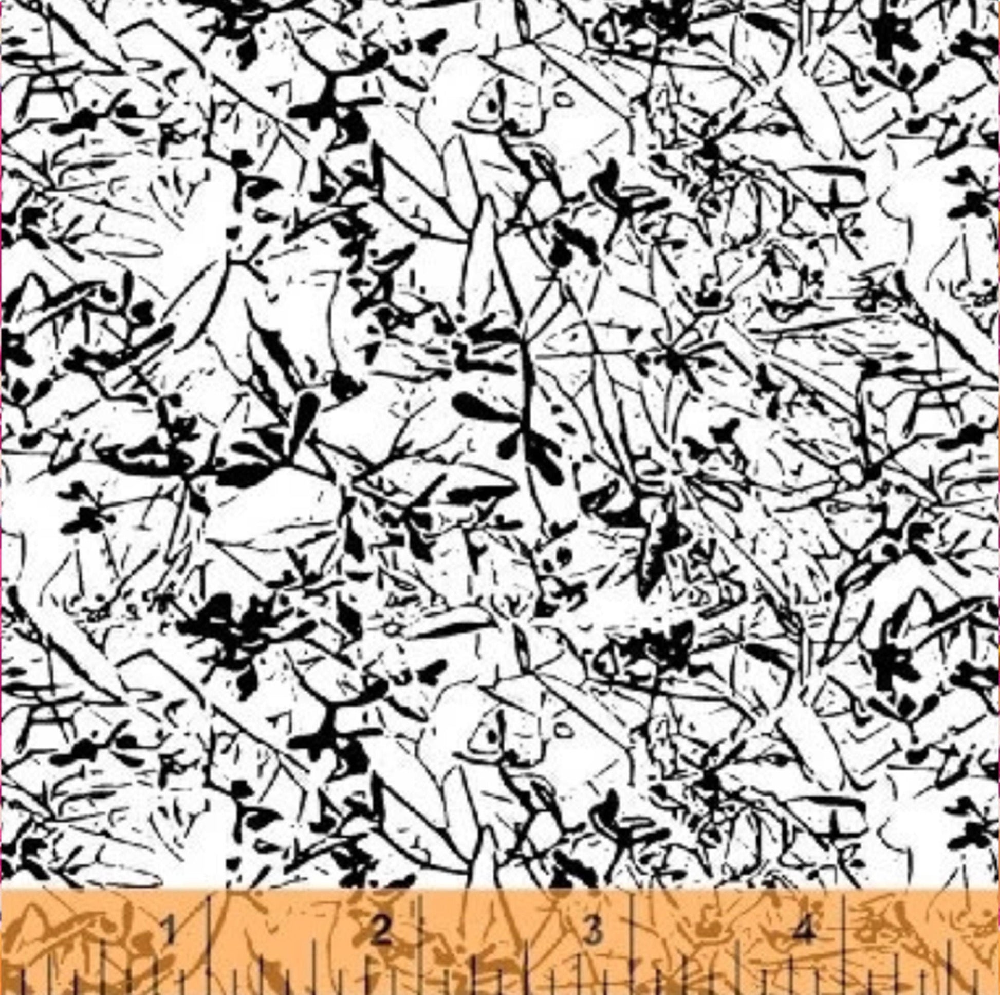 BTHY HOMEWARD fabric by Windham Fabrics Natalie Barnes Black and White fabric 100% cotton half yard