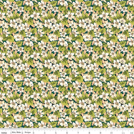 LIBERTY FABRICS Tree of Life Canopy Greens Somerset Hedgerow BTHY by the half yard Premium Lasenby 100% Cotton