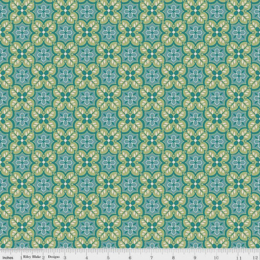 Piece and Plenty Garden Raindrop Lori Holt Fabric Riley Blake C15870 Raindrop