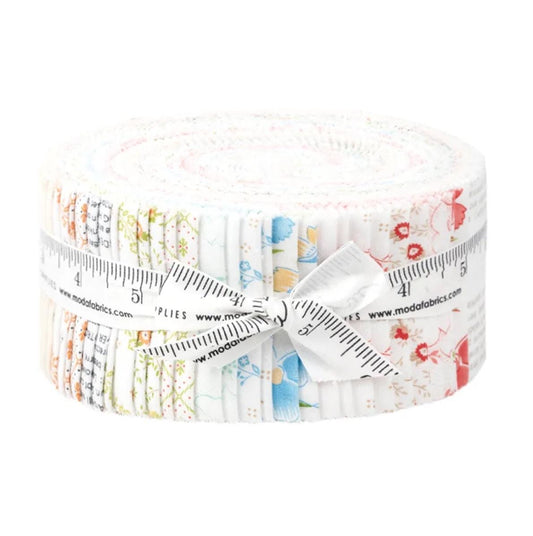 Linen Cupboard fabric Jelly Roll 40 piece Moda Fabrics Quilting
