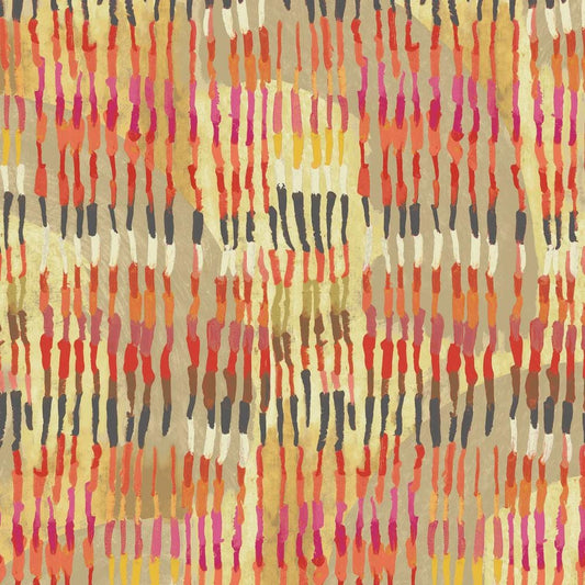 NEW Sketchbook 21 Robin Feathers Red and Yellow fabric BTHY by Marcia Derse premium quilting cotton