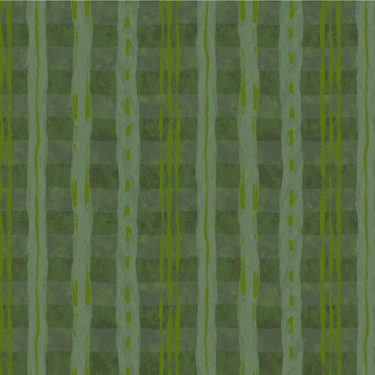NEW Sketchbook 21 Grassy Ribbons Green fabric BTHY by Marcia Derse premium quilting cotton