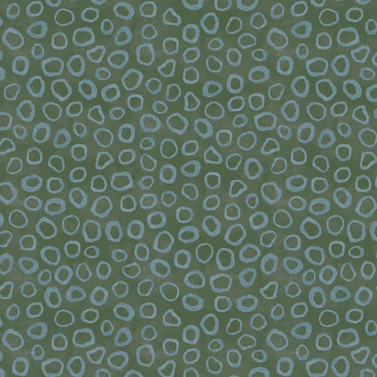 NEW Sketchbook 21 Lilypad Gems Blue and Green fabric BTHY by Marcia Derse premium quilting cotton
