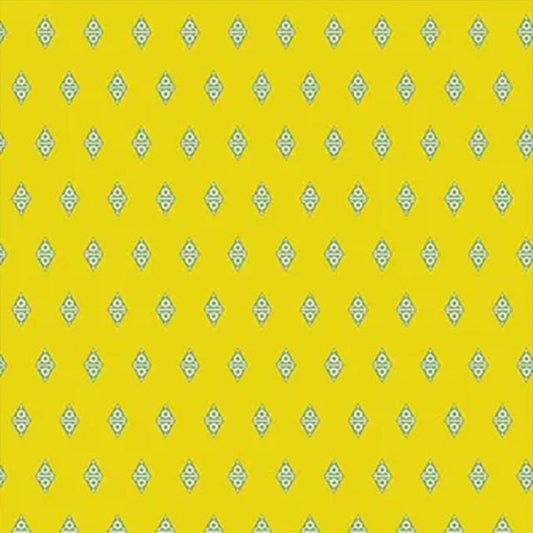 Guicy Guice fabric BTHY Andover Fabric From the Attic 9983 Y Gooseberry Diamond Cotton by the half yard Premium quilting cotton
